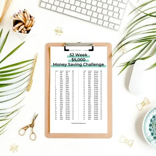 52 week money challenge