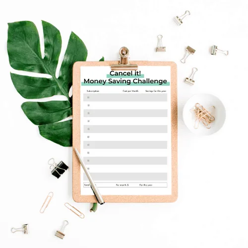 cancel subscriptions challenge