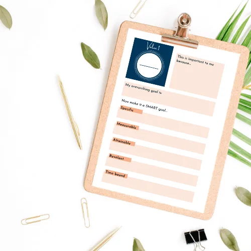 smart goals worksheet