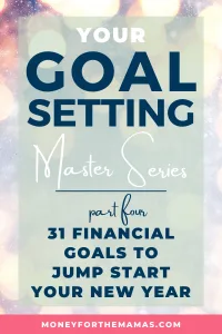 31 days of financial goals