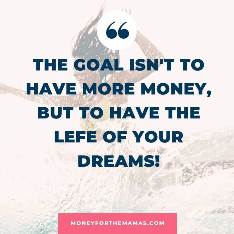 financial goal quote