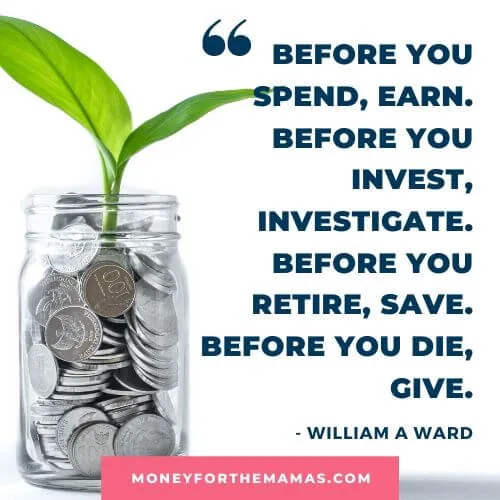 William A Ward quote on money