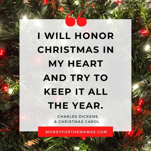 Charles Dickens quote on Christmas