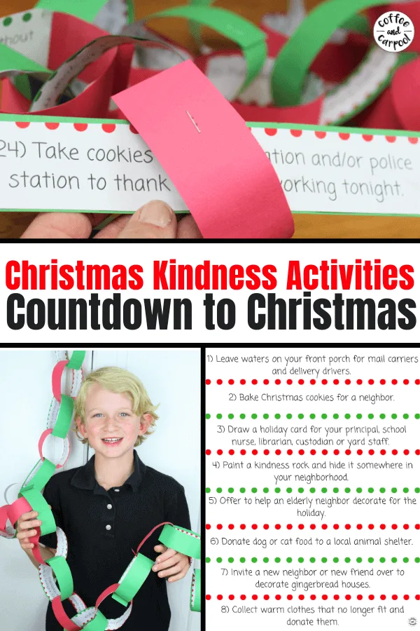 kids kindness activities for Christmas