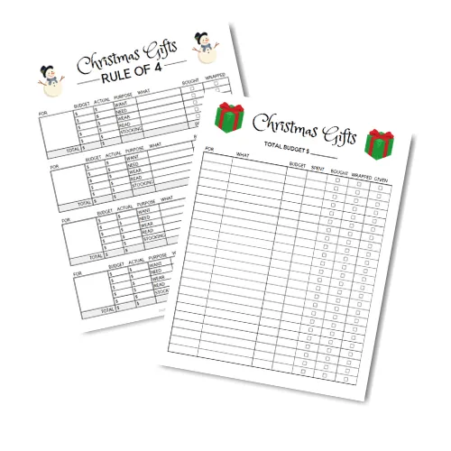 christmas gifting list