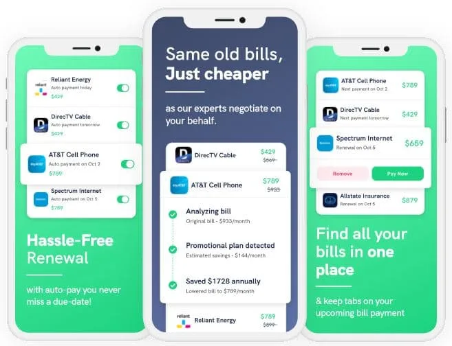 Sign up with BillTrim and save $900 a year on bills