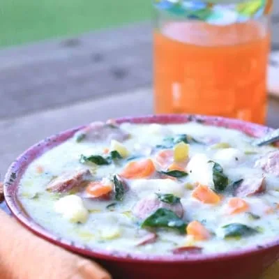 creamy potato gnocchi soup