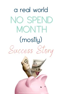 real world no spend month
