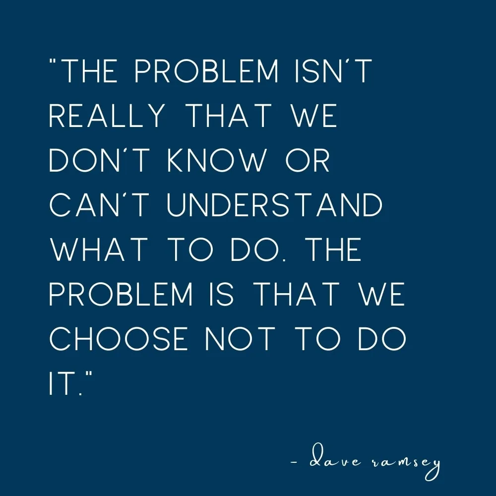 dave ramsey quote