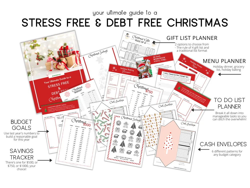 holiday planner mockup