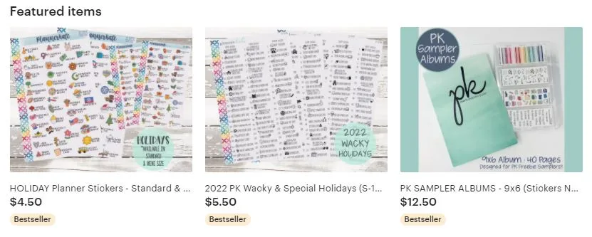 plannerkat1 etsy listings