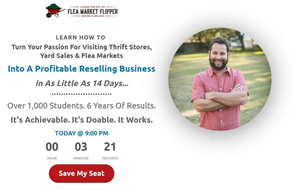 flea market flipper free webinar