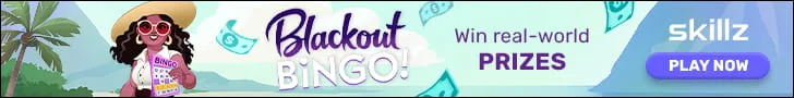 win cash on blackout bingo