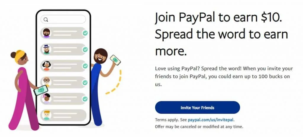 sign up for paypal