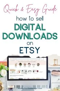 how to sell digital products on Etsy