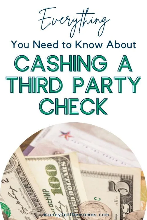 how to cash a third-party check