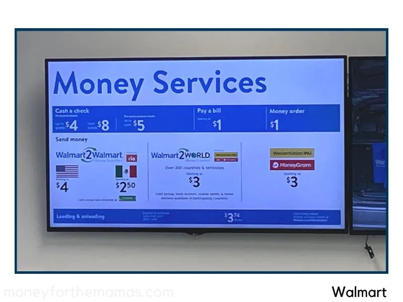 walmart check cashing near me